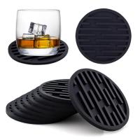 Alfombrillas De Silicona Redondas 10cm Resistentes Al Calor Para Tazas Y Vajilla Tapete Para Bebidas Moderno Decorativo - details 0