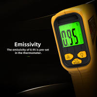 BSIDE Nuevo Termómetro Infrarrojo Profesional -50~530°C 12:1 Termómetro Infrarrojo LCD Digital No Contacto Con Láser Para Industrial - details 10