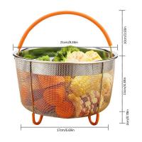 Juego de Cetas de vapor de Maple inoxidable, accesorios Instant-Pot para olla a presión Ninja Foodi y multiusos - details 0