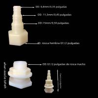 2Pcs Conector De Tanque De Agua Para Ganadería Plástico Barbado Unión De Pagoda Para Bebederos De Pollos Conejos Y Ponedoras - details 6
