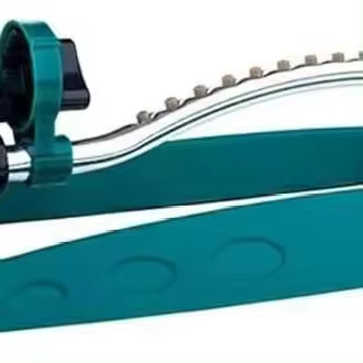 15 Holes Lawn Sprinkler, Garden Oscillating Sprinkler Adjustable Gardening Watering System Water Sprinkler for Garden Lawn Park Yard - 1
