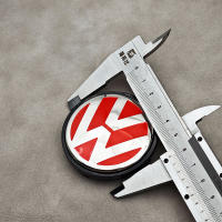 4pcs 56mm Capsulas De Eje Para Ruedas De Coche Rojo Compatible Con VW Volkswagen Golf Jetta Bora Polo Santana Cross Lavida Beetle 1J0601171 ABS - details 7