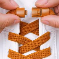 Alpargatas Sin Cordones 8MM 2023 Cierres De Presión Cordones Elásticos Para Zapatos Niños Y Adultos Ampliados Planos - details 0
