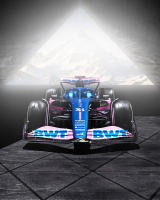 Modelo De Coche De Colección Bburago 1:43 Alpine F1 Team 2023 A523 Con Pierre Gasly Y Esteban Ocon Aleación De Metal Juguete Para Coleccionistas - details 0