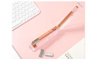 Clavadora De Oro Rosa Fashion Para Escritorio Manual Capacidad De Hojas 25 Plástico Tamaño Normal Clavos 24/6 Suministros De Encuadernación Para Escuela Y Oficina - details 2