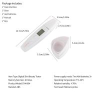 Testador De Piel Digital LCD Analizador De Hidratación Y Aceite Para Cuidado De La Piel Detector De Agente Fluorescente Para Frontal Y Patoleta - details 15