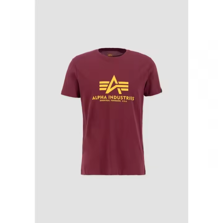 Camiseta de Manga Corta 100501 Basic, Marca Alpha Industries, Variedad de color y talla, Para Hombre - 1