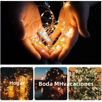 Luces Solares LED De Jardín Impermeables De 7M/12M/22/32M Cadena De Luces De Navidad Para Fiesta Decoración De Año Nuevo - details 10