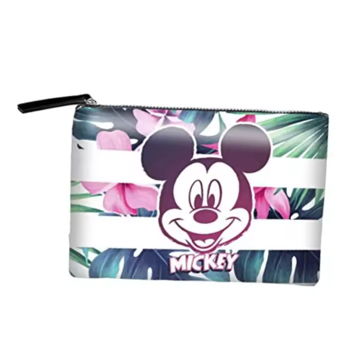 Neceser Mickey, Bolsa de Aseo Mickey,  Licencia Oficial 100%, Con Raya, 30,5 x 22,5 x 2 cm, Karactermania - Kiglam - 1