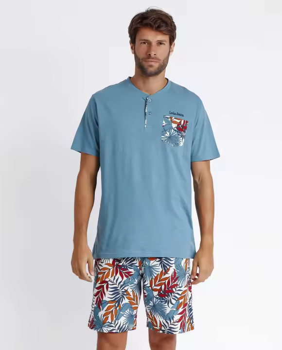 LOIS Pijama Tapeta Manga Corta Dynamic para Hombre - 1