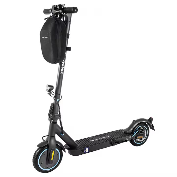 HONEYWHALE E9 Patinete Scooter Eléctrico, Motor 350W, Batería 36V 7.5Ah, Neumáticos de 8.5'', Velocidad Máxima de 20km/h, Autonomía Máxima de 25km, IP54, Control por APP, Frenos Dobles, Adecuado para Actividades al Aire Libre, Certificación ABE - 1