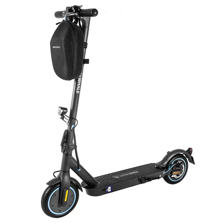 HONEYWHALE E9 Patinete Scooter Eléctrico, Motor 350W, Batería 36V 7.5Ah, Neumáticos de 8.5'', Velocidad Máxima de 20km/h, Autonomía Máxima de 25km, IP54, Control por APP, Frenos Dobles, Adecuado para Actividades al Aire Libre, Certificación ABE - 1