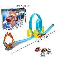 Juguete De Carreras Estelares Para Niños Kit De Ferrocarril DIY Educativo Interactivo Regalo De Cumpleaños O Navidad Para Niño - details 1