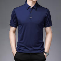 Camisa Polo De Verano Para Hombres 2024 Color Sólido Estilo Casual Comodidad Y Transpirabilidad Alta Calidad Polyester - details 3
