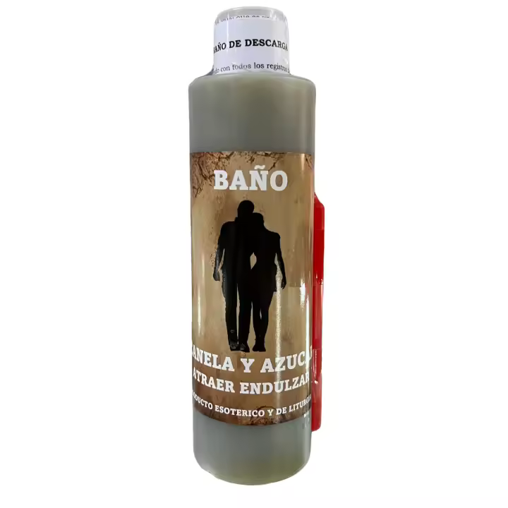 THE BUBBLE SHOP - Baño de Canela y Azúcar con Vela Especial para Atraer y Endulzar (250ml) - 1