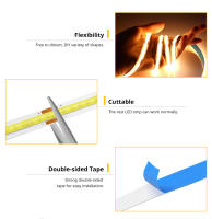 Tira De LED COB Super Brillante USB DC 5V 320leds/m Con Sensor Táctil De Escaneo Manual Y Botón Pulsador 1m 2m 3m 4m 5m Dimmer - details 2