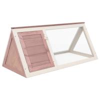 vidaXL Conejera de Madera de Abeto con Acabado en Pintura Jaula para Mascotas Color Gris,  Marrón,  Rojo y mas - details 2