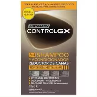 Just For Men Control Gx Champú Y Acondicionador Reductor De Canas - 1