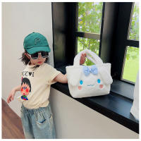 Bolso De Peluche Sanrio Grande Capacidad Con Dibujos Animados Melody Kuromi Y Cinnamon Bolso De Mano Para Mujer Regalo De Cumpleaños Kawaii - details 6