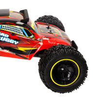 Maisto Tech - Coche teledirigido 4x4, Bad Buggy, ruedas gigantes con tacos, frecuencia 2.4 GH.z, 6 direcciones, alcance 35 metros, todoterreno, carga USB, radiocontrol niño, control remoto, coches teledirigidos para niños, +8 años - details 2