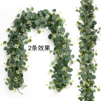 Vine De Hojas De Eucalipto Artificiales Para Decoración De Boda Y Jardín Planta Falsa De Hojas Verdes Para Arco De Boda Y Decoración Del Hogar - details 5