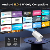 Proyector Inteligente Full HD HUASHIJIE P30 pro 4K Cine Multimedia Android 11 Portátil Para Juegos Y Home Theater Resolución LCD - details 2