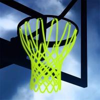 Red De Baloncesto Luminosa Estándar 50CM Verde Fluorescente Red Autoiluminada Para Marco De Baloncesto Infantil 1PC - details 0