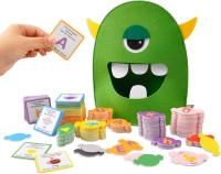 Juguetes Educativos Montessori De Aprendizaje Alfabeto Colores Y Formas Juego Divertido De Monstruos Para Reconocimiento De Letras Edad 3-6 - details 2