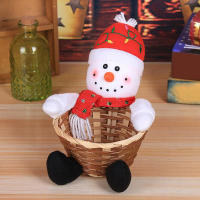 Cesta De Almacenamiento De Dulces Navideña Decorativa Colgante Para Escritorio Ideal Para Niños Adorno De Navidad - details 10
