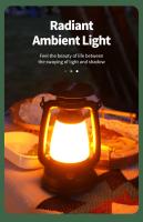 Lámpara De Camping Portátil Recargable Por USB Y Solario Con 3 Modos De Iluminación Luz De Tent Para Exteriores Material ABS - details 6