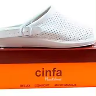 Cinfa Hankshoes Zueco Confort Blanco N39 - 1