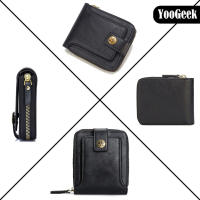 Cartera De Cuero Para Hombre Lujo Monedero Con Bolsillo Para Monedas Y Tarjetas Cierre De Cremallera Antirrobo Regalo Para Hombres - details 48