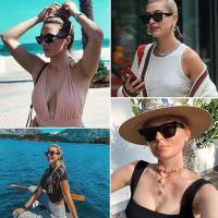 Gafas de Sol Cuadradas Ojo de Gato para Mujer Estilo Trendy, Modern aspecto model, comodidad, Cierres y durabilidad - details 1