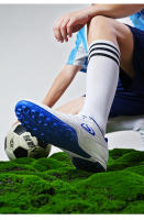 Nuevos Zapatos De Fútbol Para Niños Y Adolescentes Con Punta Larga Rotatoria Zapatillas De Cuero Microfibra Para Niños Zapatos De Fútbol Para Hombres - details 2