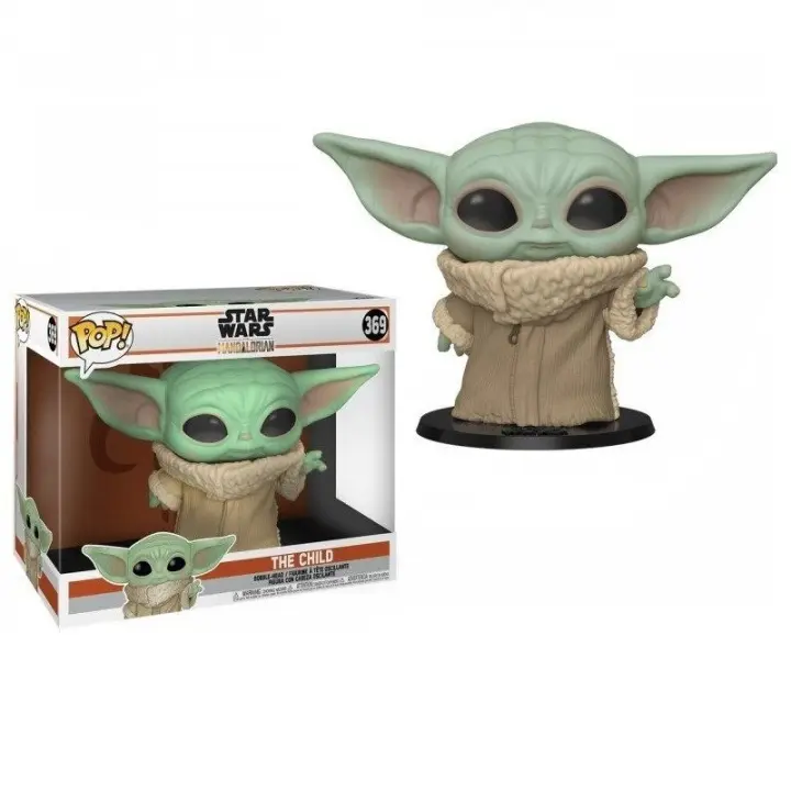 Funko Pop! El Mandaloriano - Baby Yoda (El Chico) Tamaño Grande, 49757, Nº369 - 1