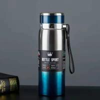 Botella Térmica De Agua 1000ml Termo Acero Inoxidable Doble Capa Para Café Y Té Aislado Leve Y Resistente Al Desbordamiento Para El Escritorio - details 5