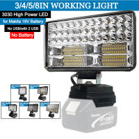 Spotlight LED Portátil De Batería Recargable Para Exterior Y Emergencias Herramientas Manuales Para Pesca Y Trabajo Compatible Con Batería Makita 18V Tamaños 3/4/5/8 Pulgadas - details 0