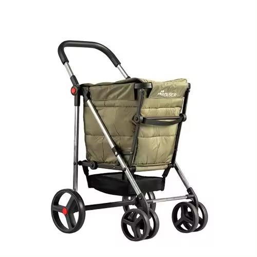 Carro compra ROLSER Basket polar kaki 58l BAS001 - 1