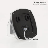 Aktive - Set 12 apliques solares LED, luz blanca 3 lm, panel solar, autonomía 8h, sensor de luz, alcance 1,5m, IP44, instalación sin cables, tornillos incluidos, ideal jardines y terrazas - details 4