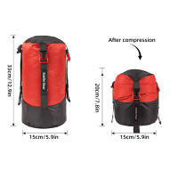 Saco De Compresión Ligero 1-2L Impermeable De Poliéster Para Almacenamiento De Camping Senderismo Y Escalada - details 21