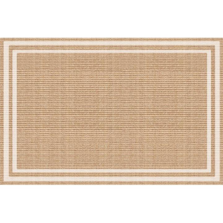 Viniliko, Alfombra de vinilo de alta calidad, acabado liso que facilita su higiene, con impresión de estampado de fibras naturales,  Modelo AGNAN, disponible en medidas:  50x100, 50x140, 66x100, 66x150, 66x180, 66x250, 80x300, 100x133, 133x200 y 200x266