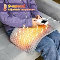 Almohadilla De Calor Eléctrico Para El Cuello Y Hombros Almohadilla De Compresión Caliente Para Alivio Del Dolor Lumbar Y Piernas Edredón De Terapia Física Para Invierno Tamaño Grande Material De Algodón Y ABS - details 3