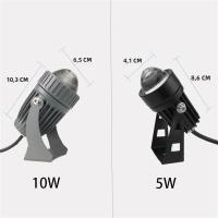 Lámpara De Pared Exterior 5W 10W RGB LED Impermeable Con Ángulo De Enfocamiento Estrecho Para Iluminación De Jardín Y Calle - details 6