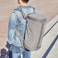Mochila Grande Para Hombre De Algodón Impermeable Con Gran Capacidad De Viaje Mochila De Escalada Montañera Con Manijas Suaves Y Múltiples Bolsillos - details 20