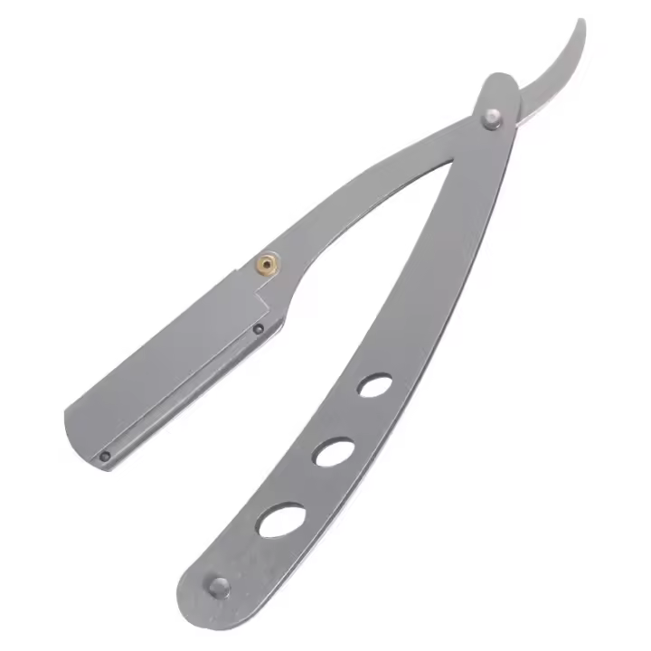 Cuchilla De Afeitar Estilo Antiguo Profesional Para Peluquería Eliminación De Vello Afilada Y Desmontable Herramienta De Eliminación De Vello Para Hombres - 1