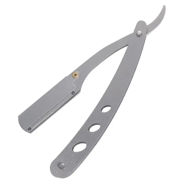 Cuchilla De Afeitar Estilo Antiguo Profesional Para Peluquería Eliminación De Vello Afilada Y Desmontable Herramienta De Eliminación De Vello Para Hombres - 1