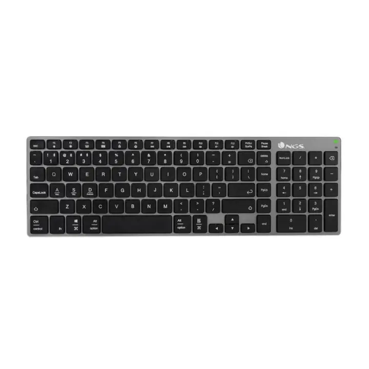 Teclado Inalámbrico por Bluetooth NGS Fortune-BT/ Gris - 1