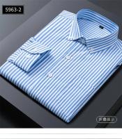 Camisa a Cuadros Clásica Para Hombre Manga Larga Casual Botones Para Trabajo Y Negocios Camisas Rayadas Tallas Grandes 4XL 5XL - details 21
