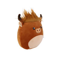 Cojín De Ternera Escocesa De Dibujos Animados Suave Juguete Para Decoración Del Sofa Regalo Para Niños Material De Peluche Relleno De Algodón PP - details 2