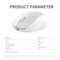 Ratón Inalámbrico Recargable Bluetooth 2.4G Con USB RGB 1600DPI Para Computadora Y Laptop Ratón Silencioso Para PC Con 4 Botones Y Medidor De Movimiento Opto-eletrónico - details 14